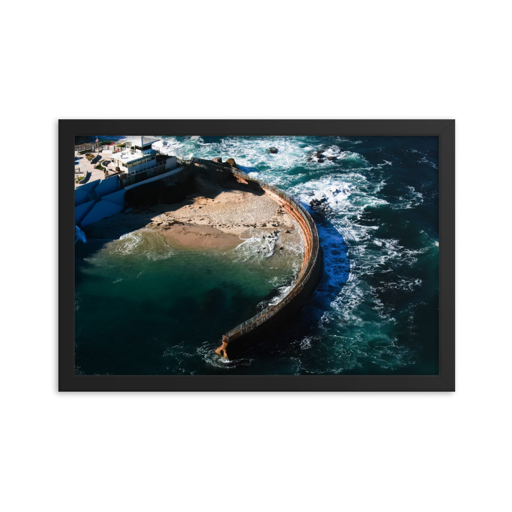 Childrens Pool Framed poster