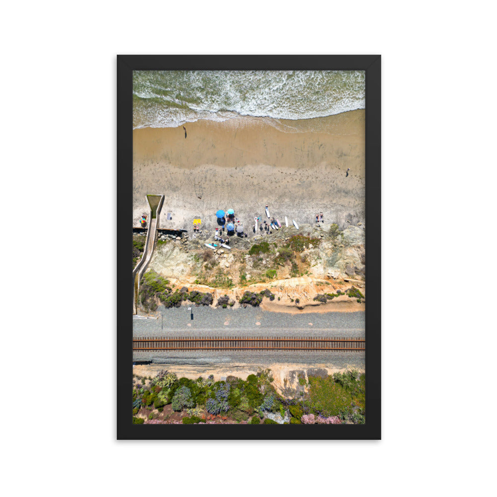 Framed poster