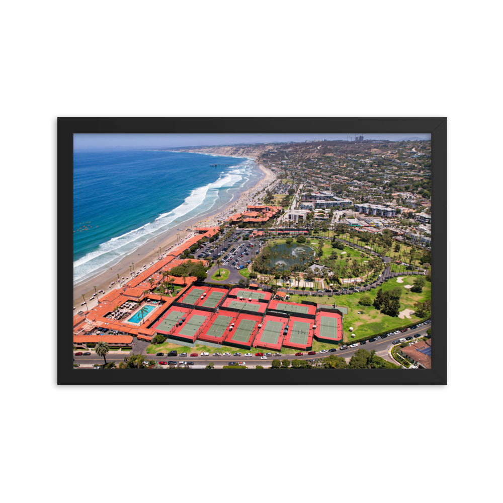 Beach Club & The Shores Framed poster