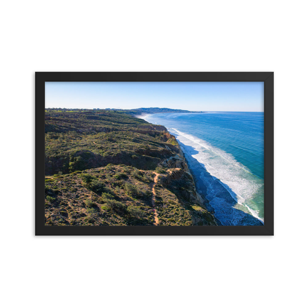 Morning Hike Framed poster