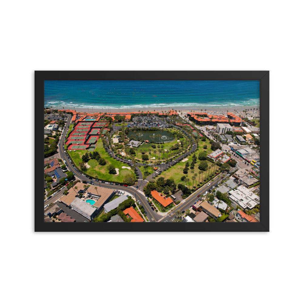 Beach & Tennis Club Framed poster