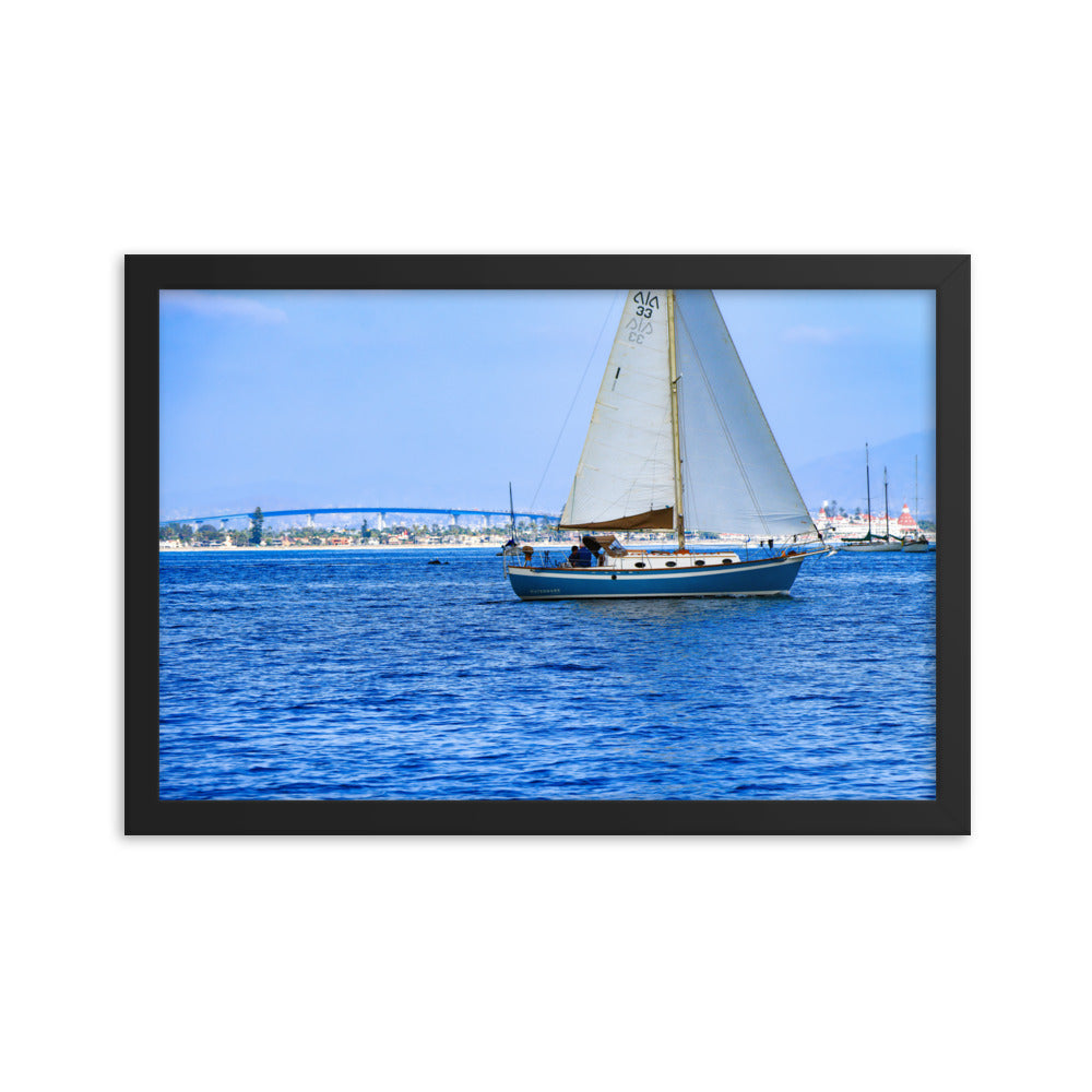 Coronado Saling Framed poster
