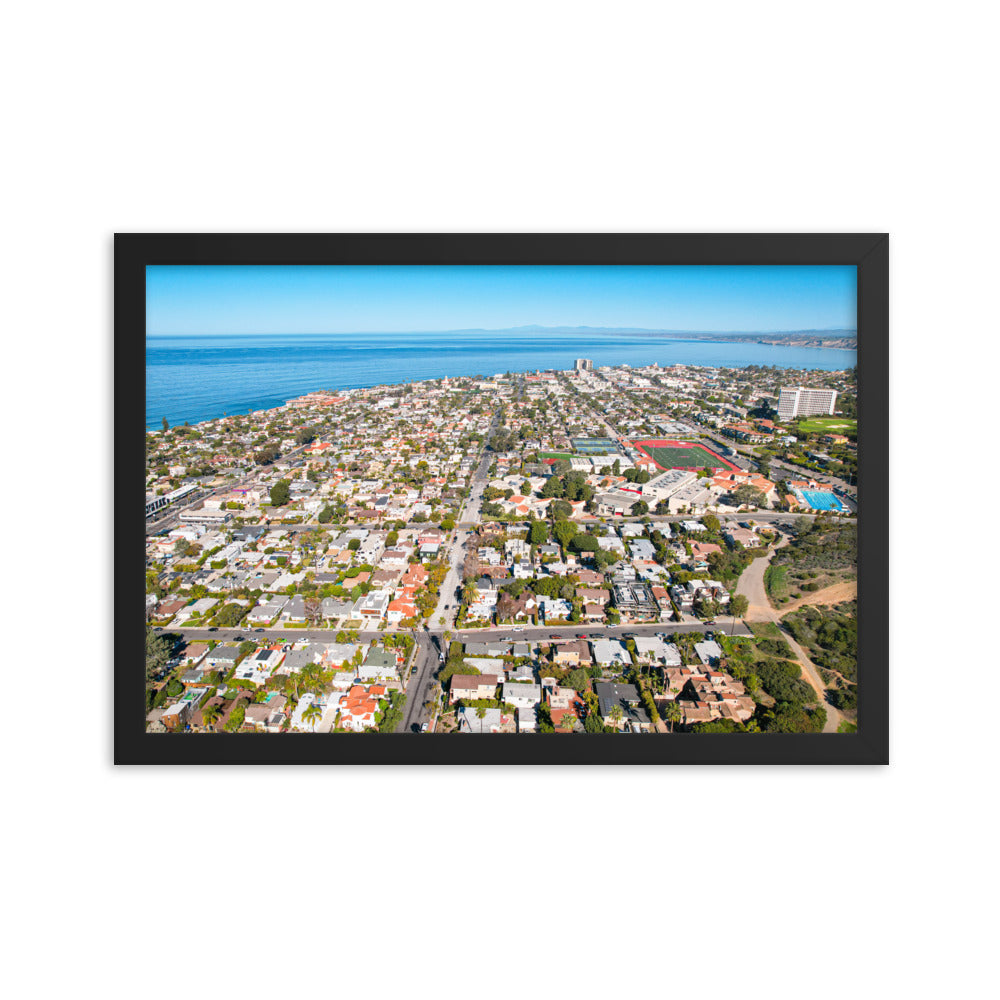 La Jolla Mesa Framed poster