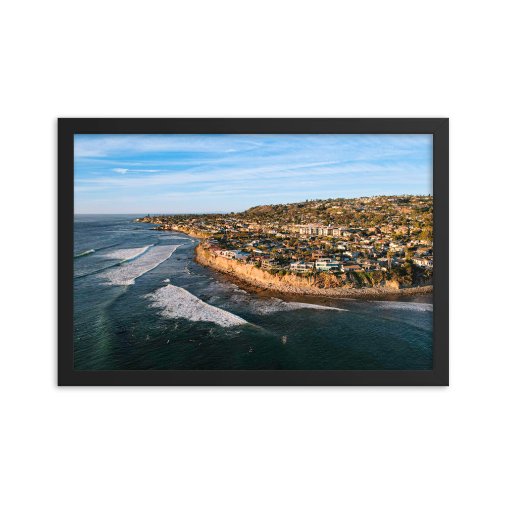PB Point Framed poster