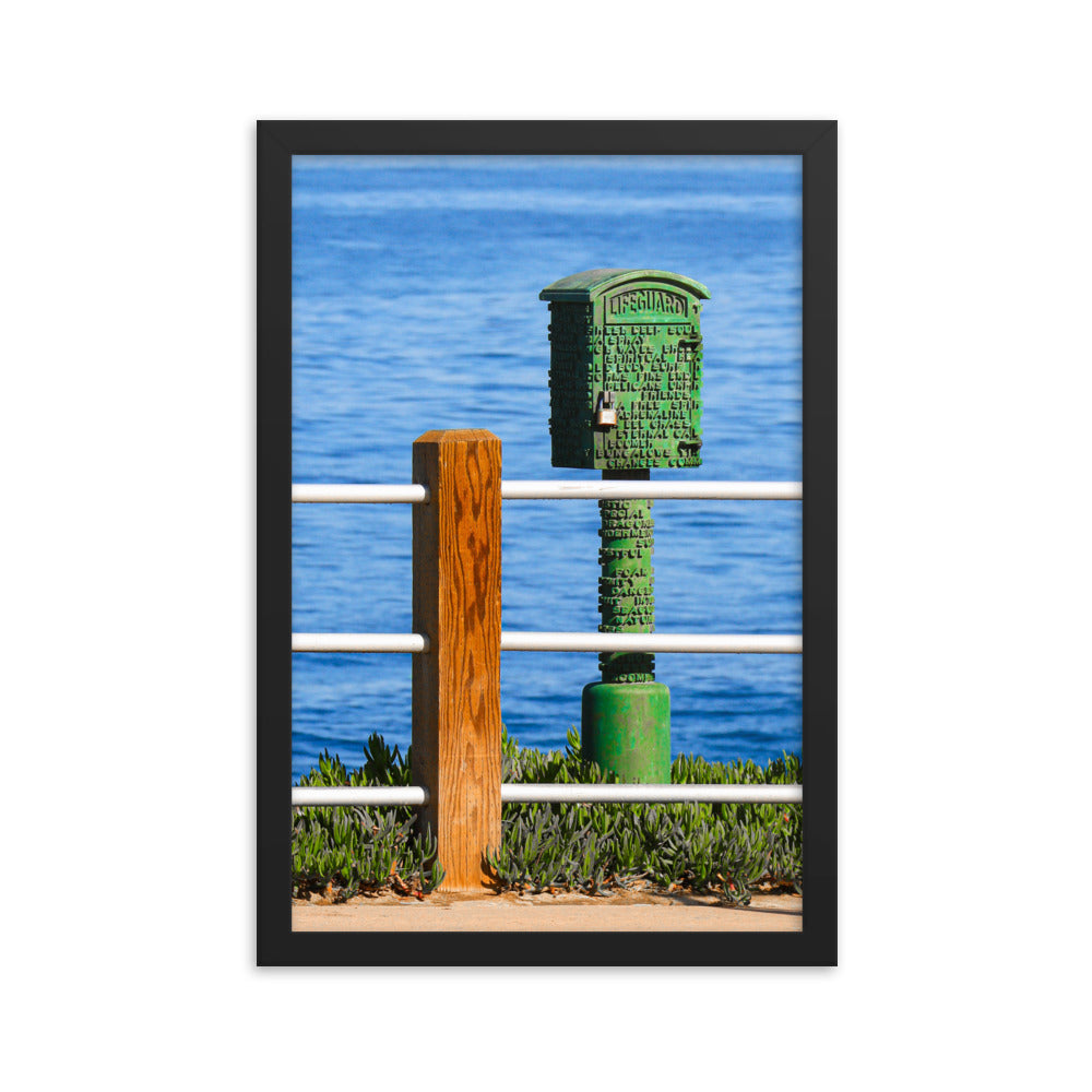 What's In The Box Framed poster