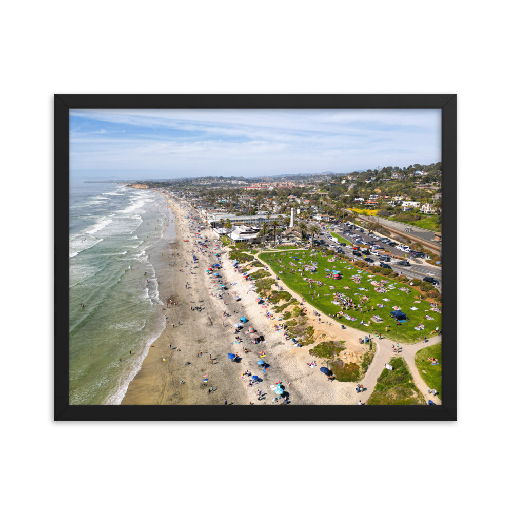 Del Mar Framed poster