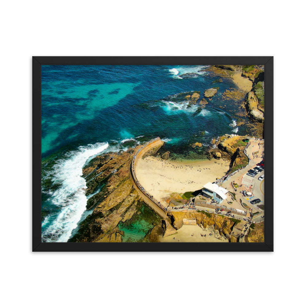 Kids Pool Framed poster