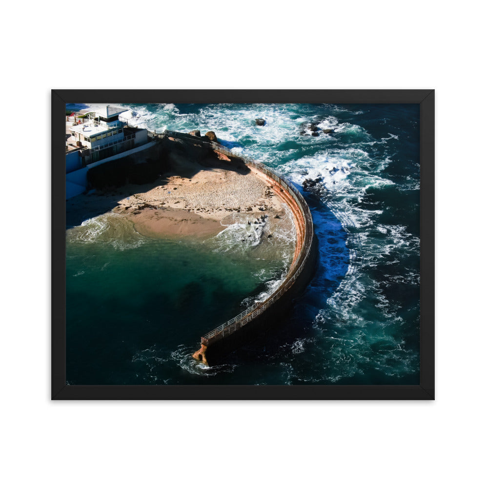 Childrens Pool Framed poster