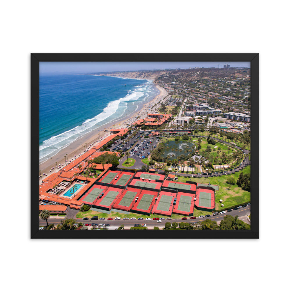 Beach Club & The Shores Framed poster