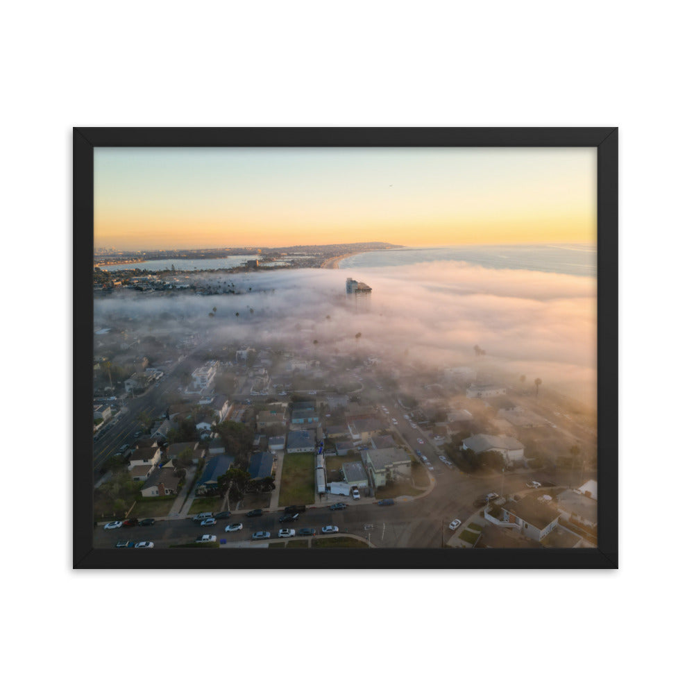 PB Fire Framed poster