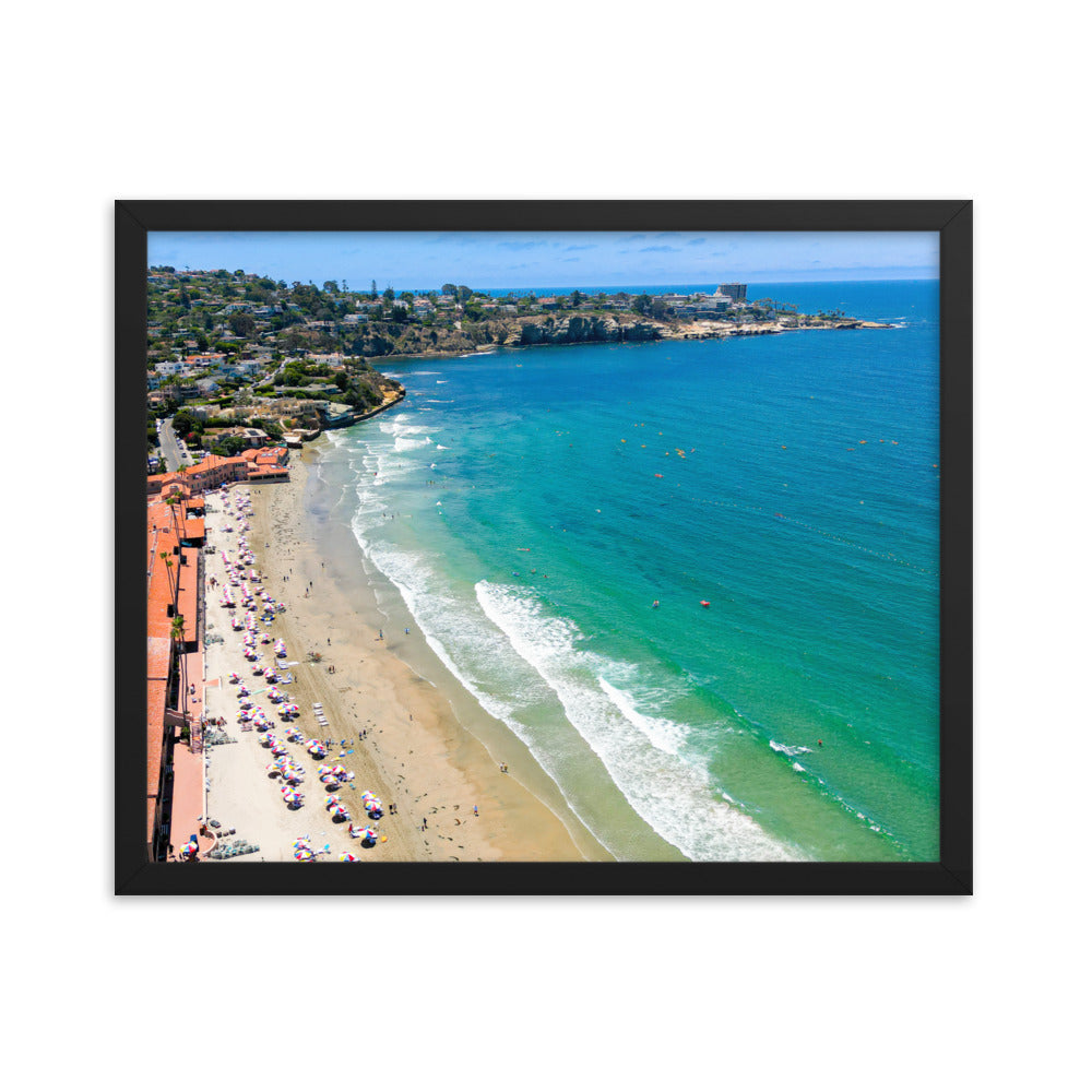 Beach Club Summer Framed poster