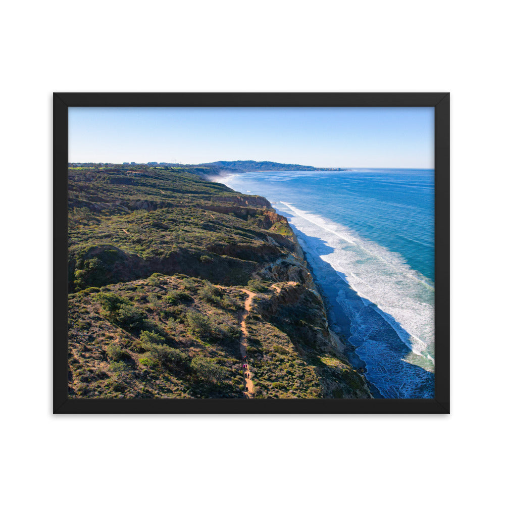 Morning Hike Framed poster