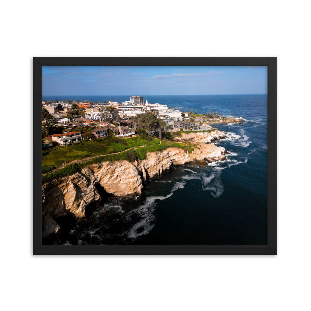 Coast Walk Trail Framed poster