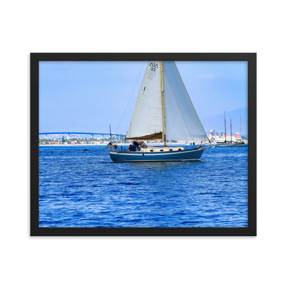 Coronado Saling Framed poster