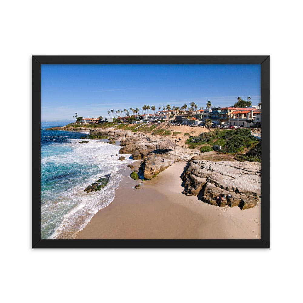 Framed poster