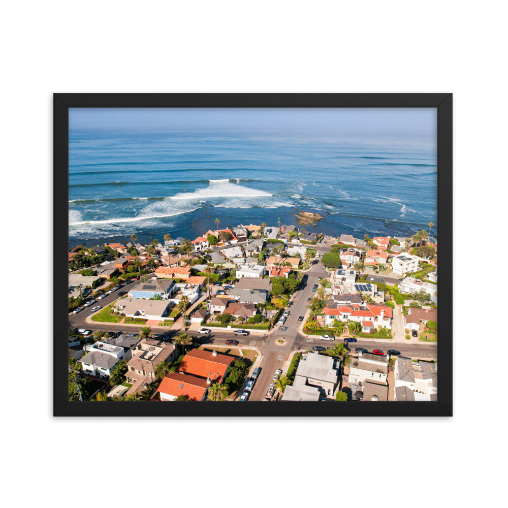 Birdrock Is Breaking Framed poster