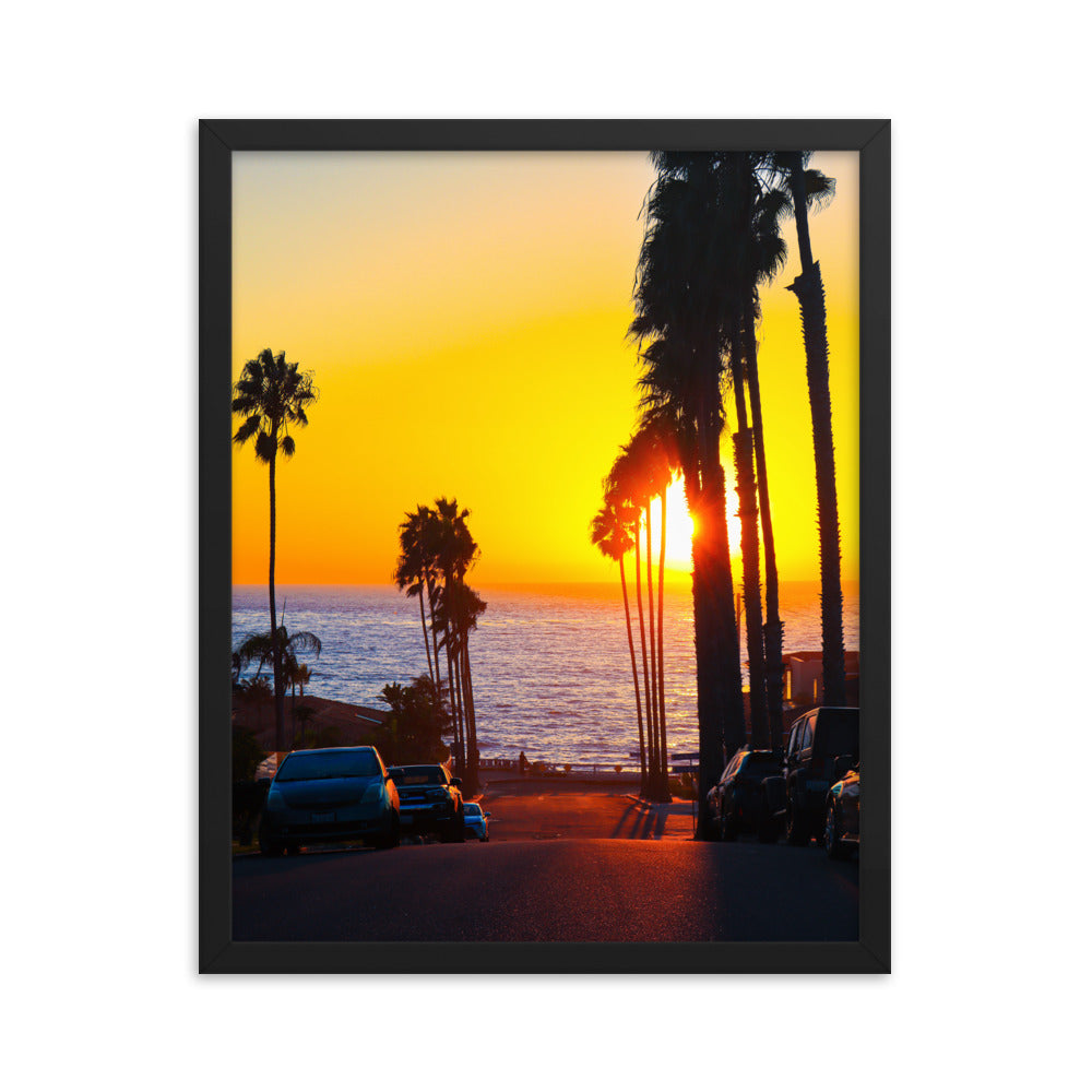 Palomar Ave Framed poster