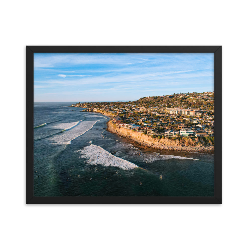 PB Point Framed poster