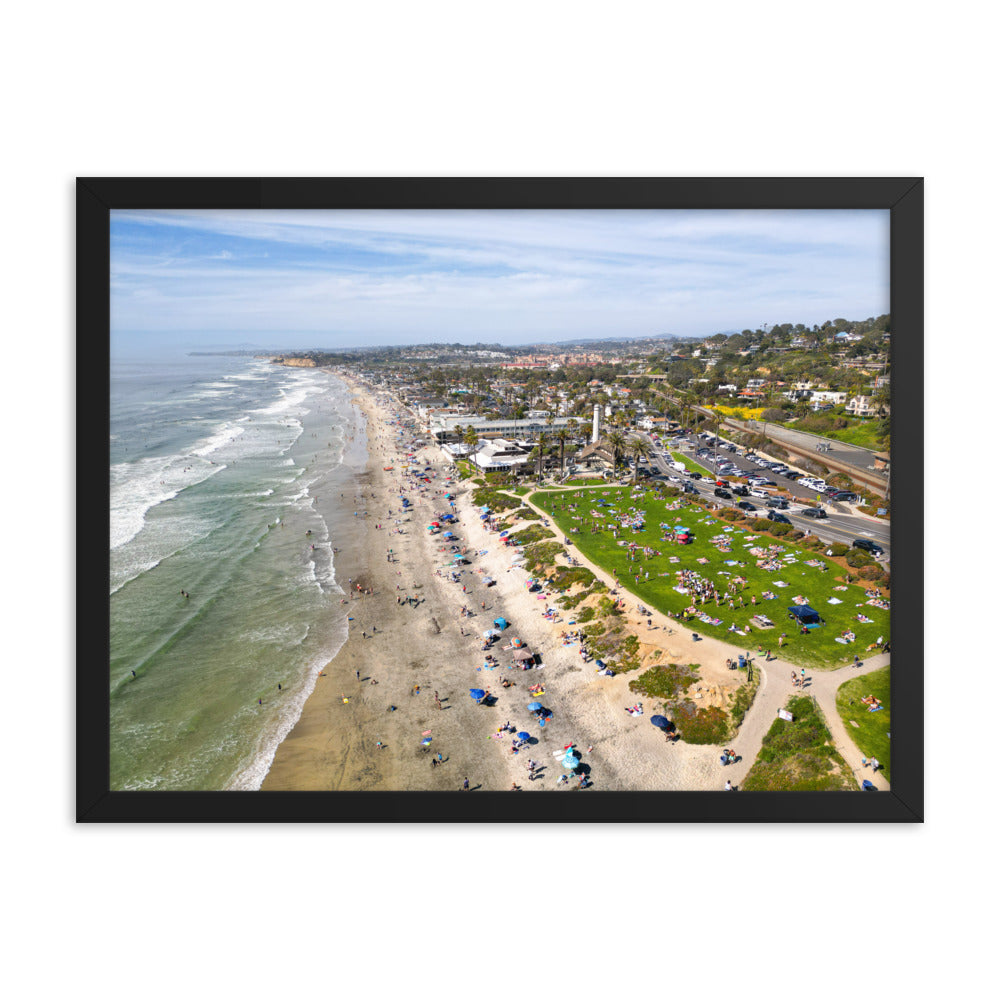 Del Mar Framed poster