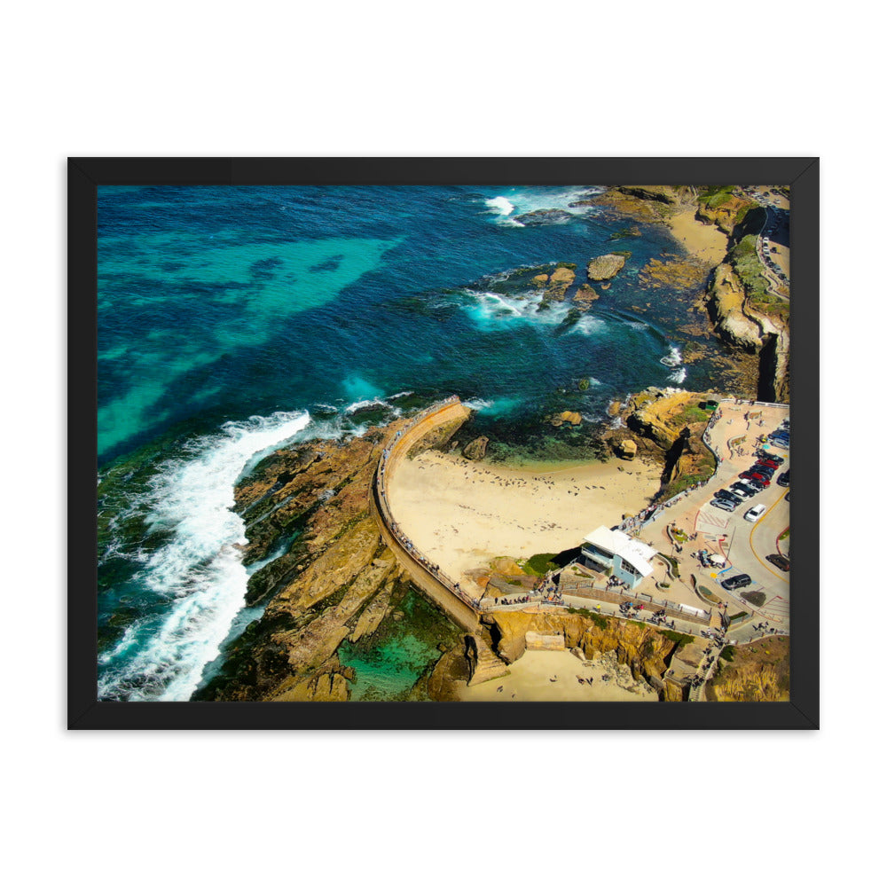 Kids Pool Framed poster