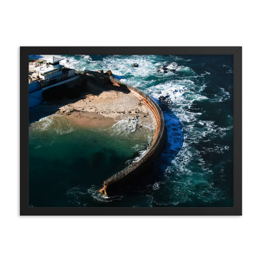 Childrens Pool Framed poster