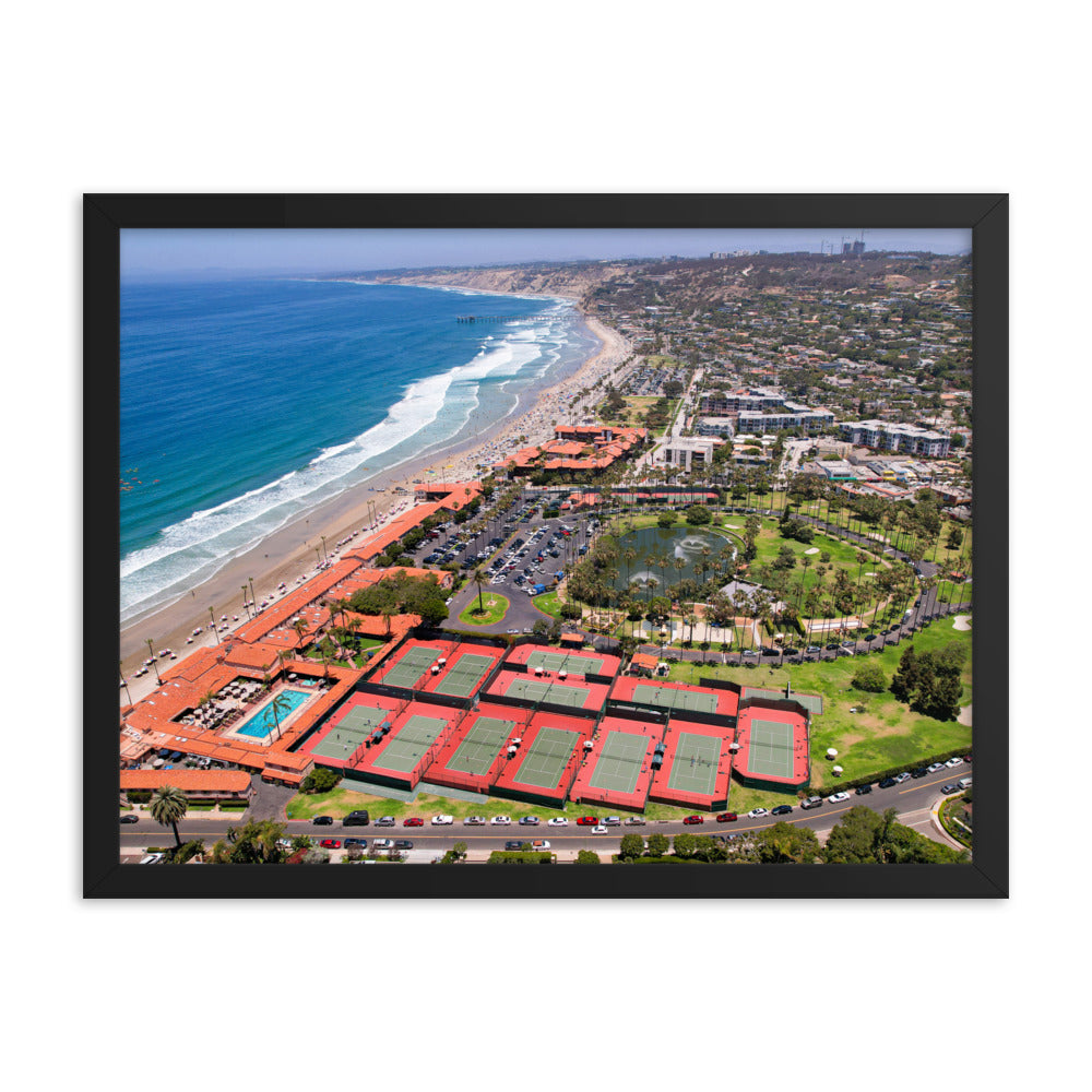 Beach Club & The Shores Framed poster