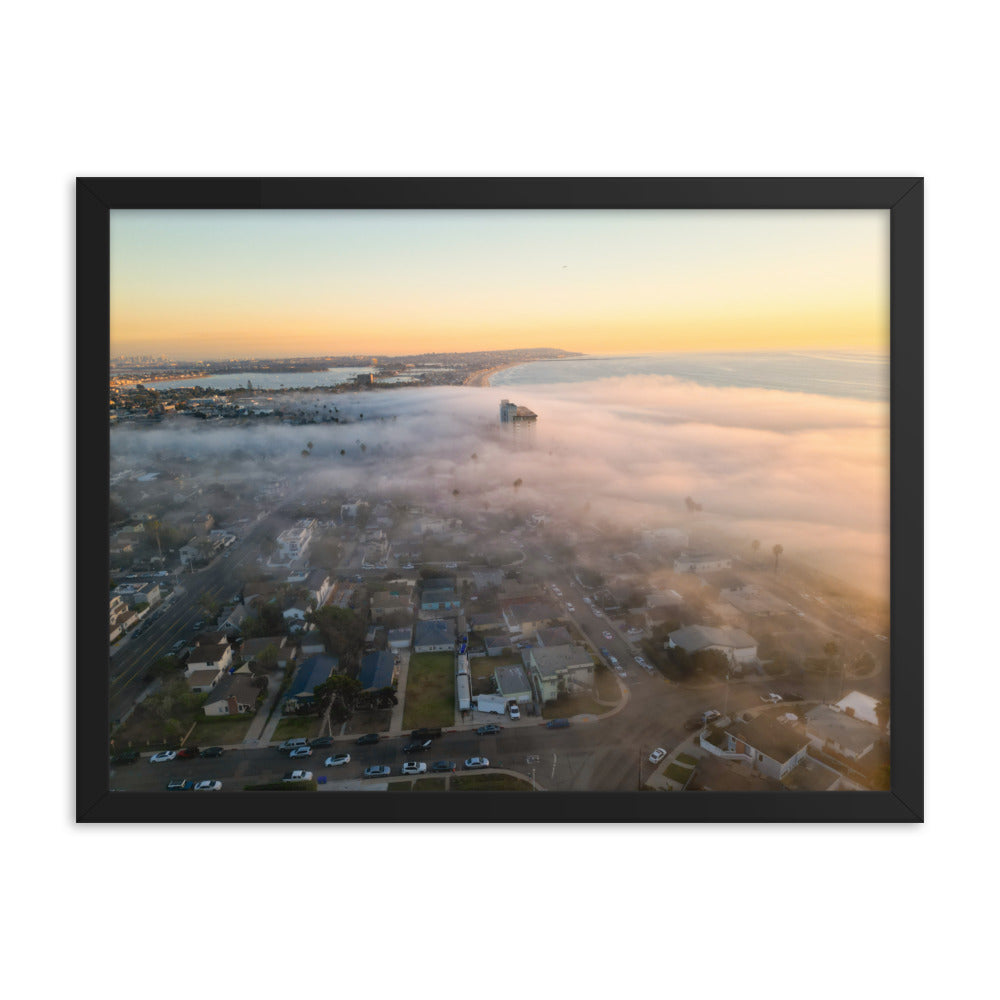 PB Fire Framed poster