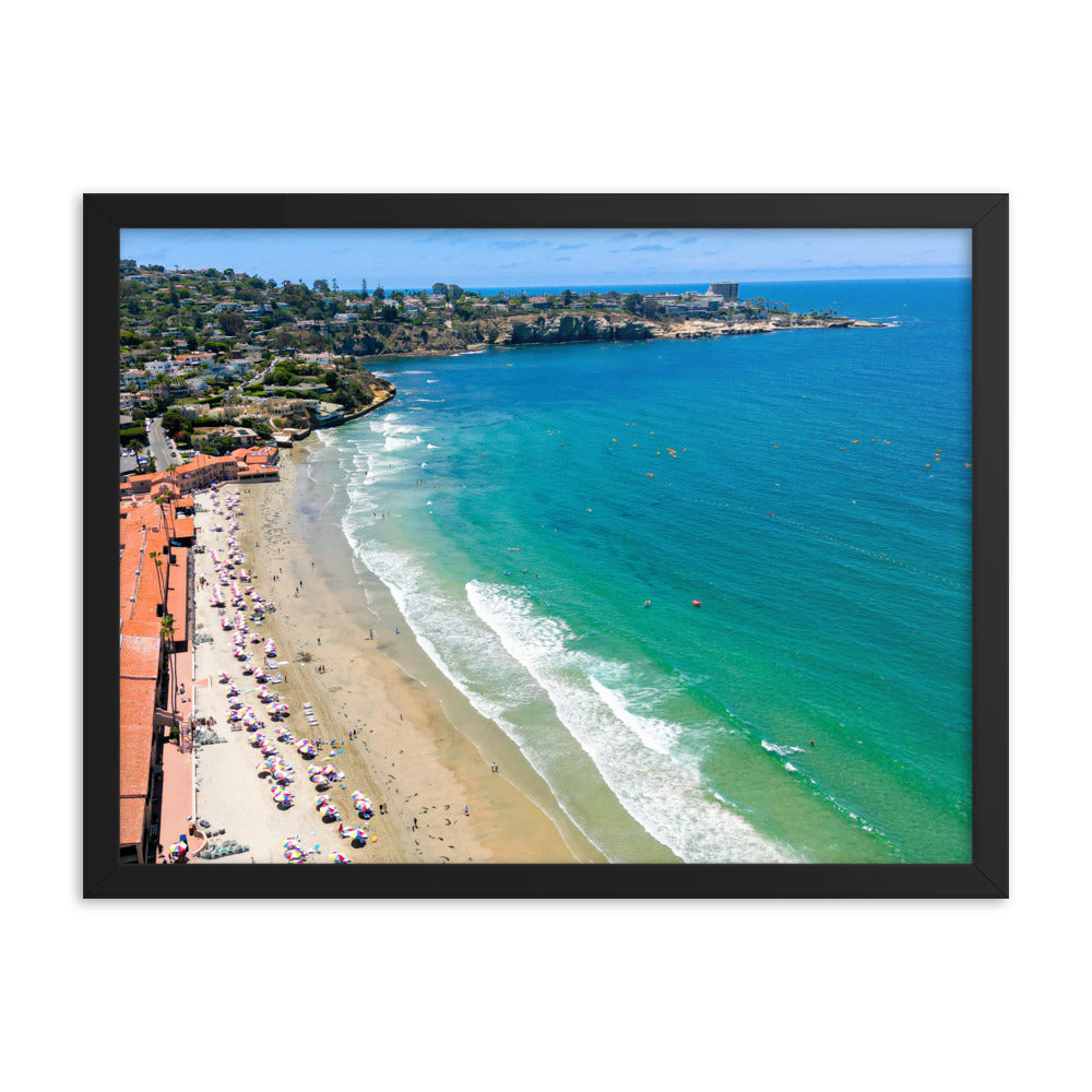 Beach Club Summer Framed poster