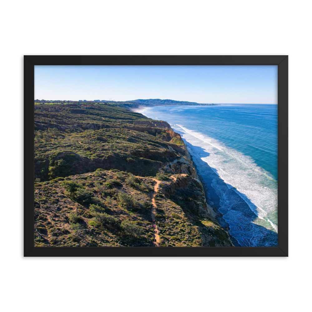 Morning Hike Framed poster