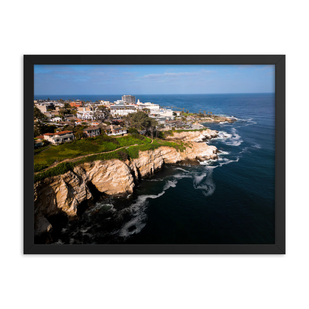 Coast Walk Trail Framed poster