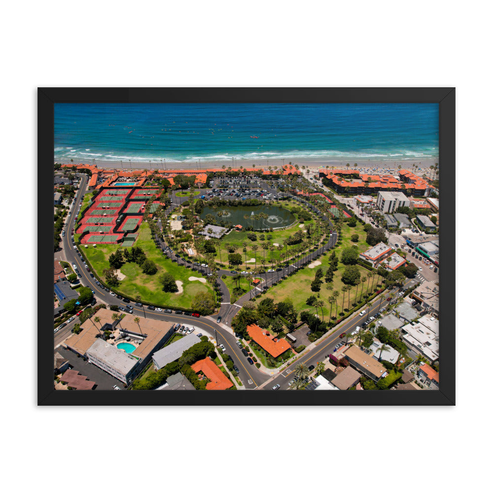 Beach & Tennis Club Framed poster