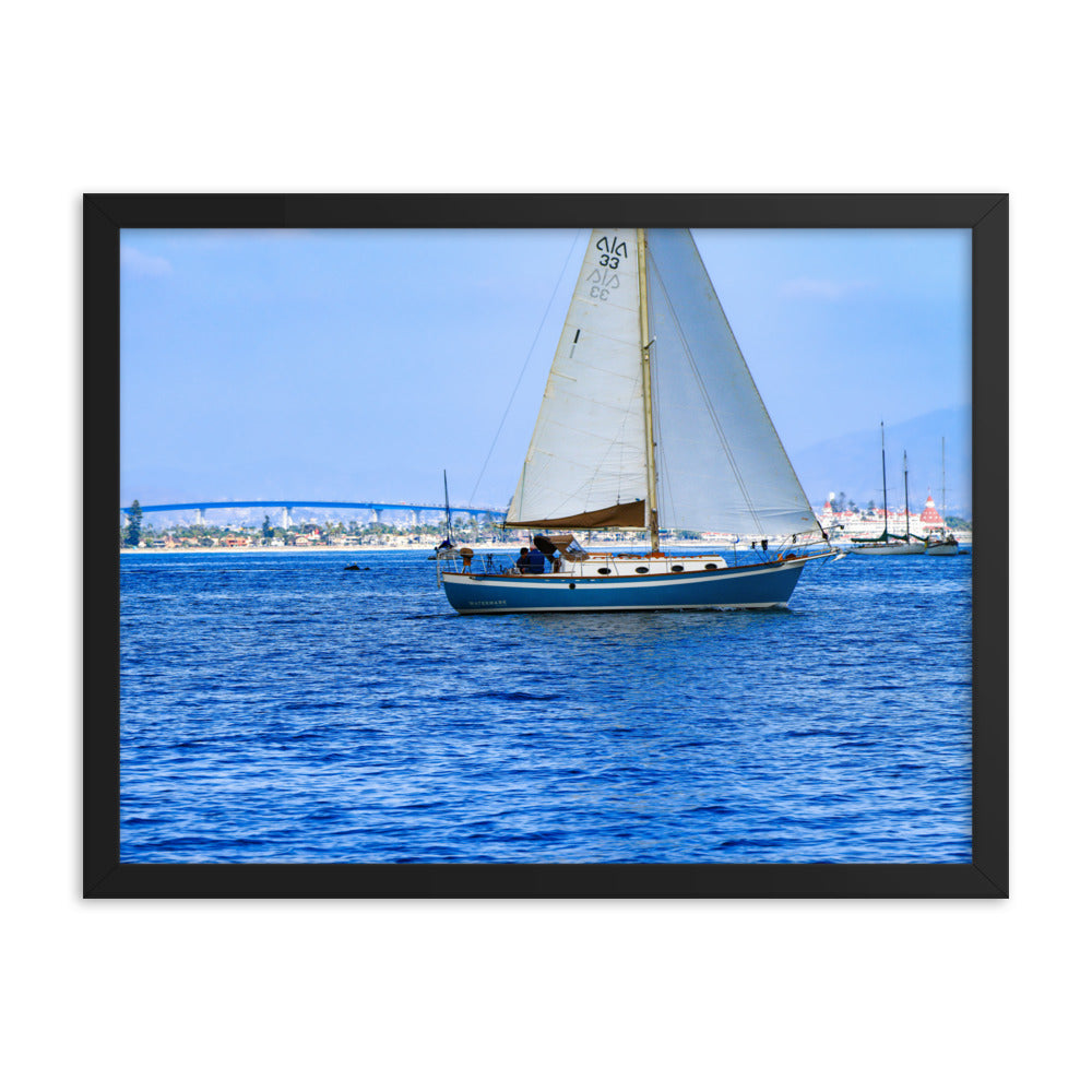 Coronado Saling Framed poster