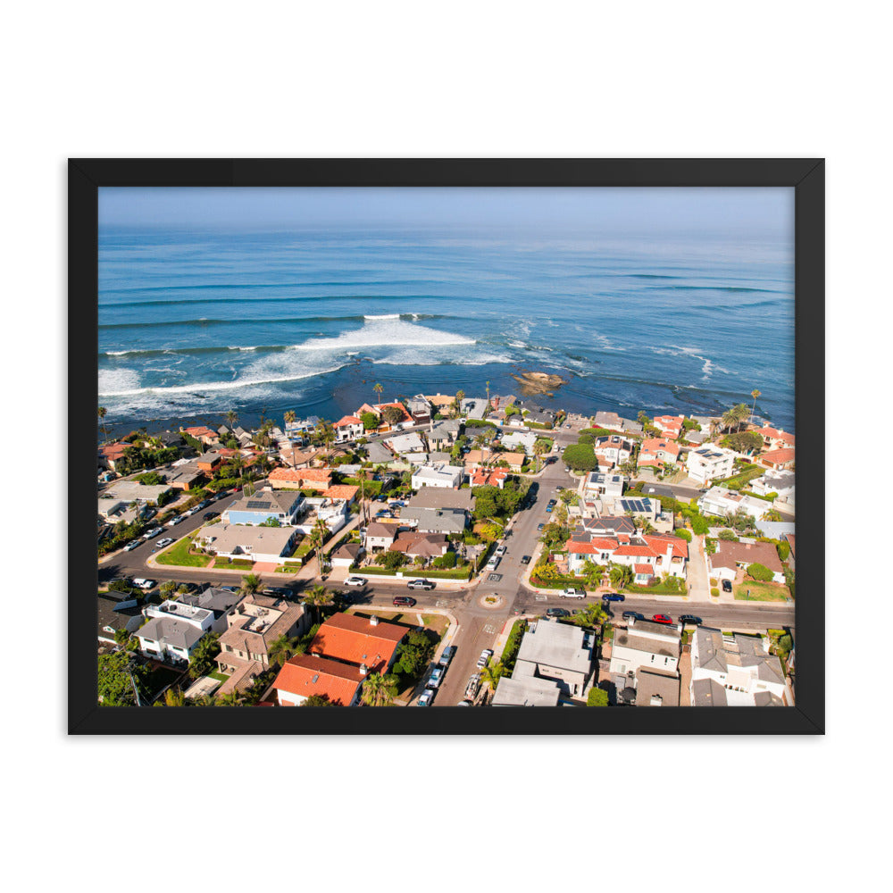 Birdrock Is Breaking Framed poster