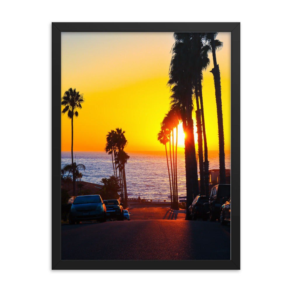 Palomar Ave Framed poster