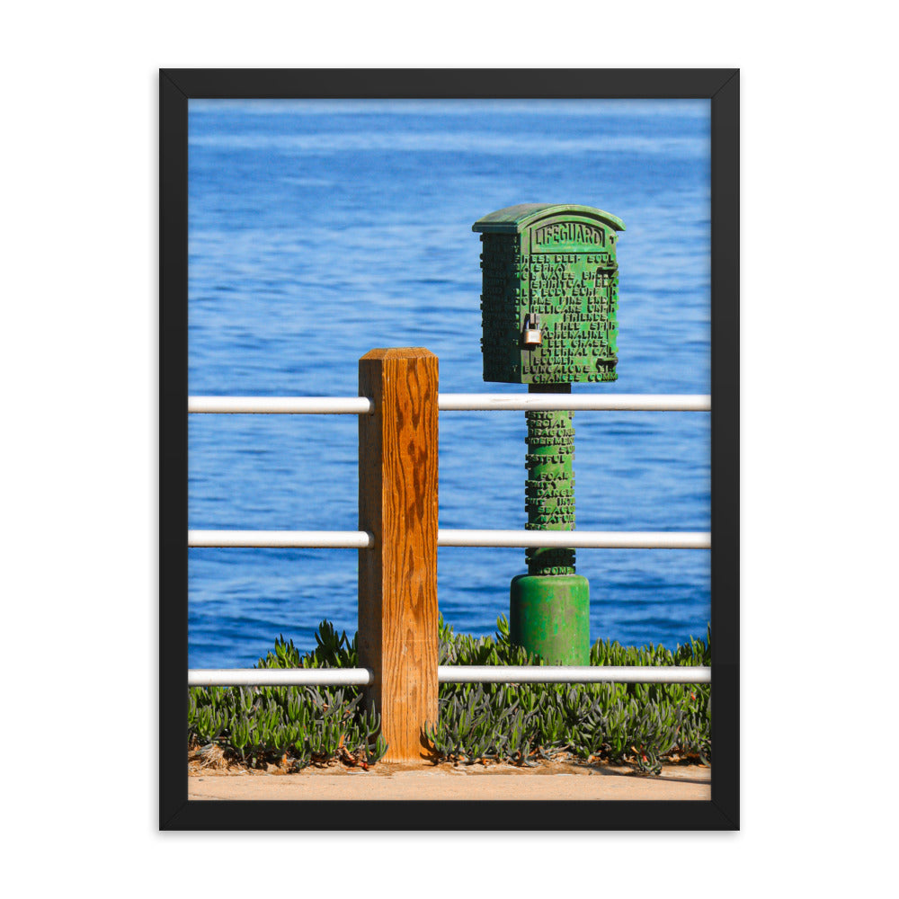 What's In The Box Framed poster