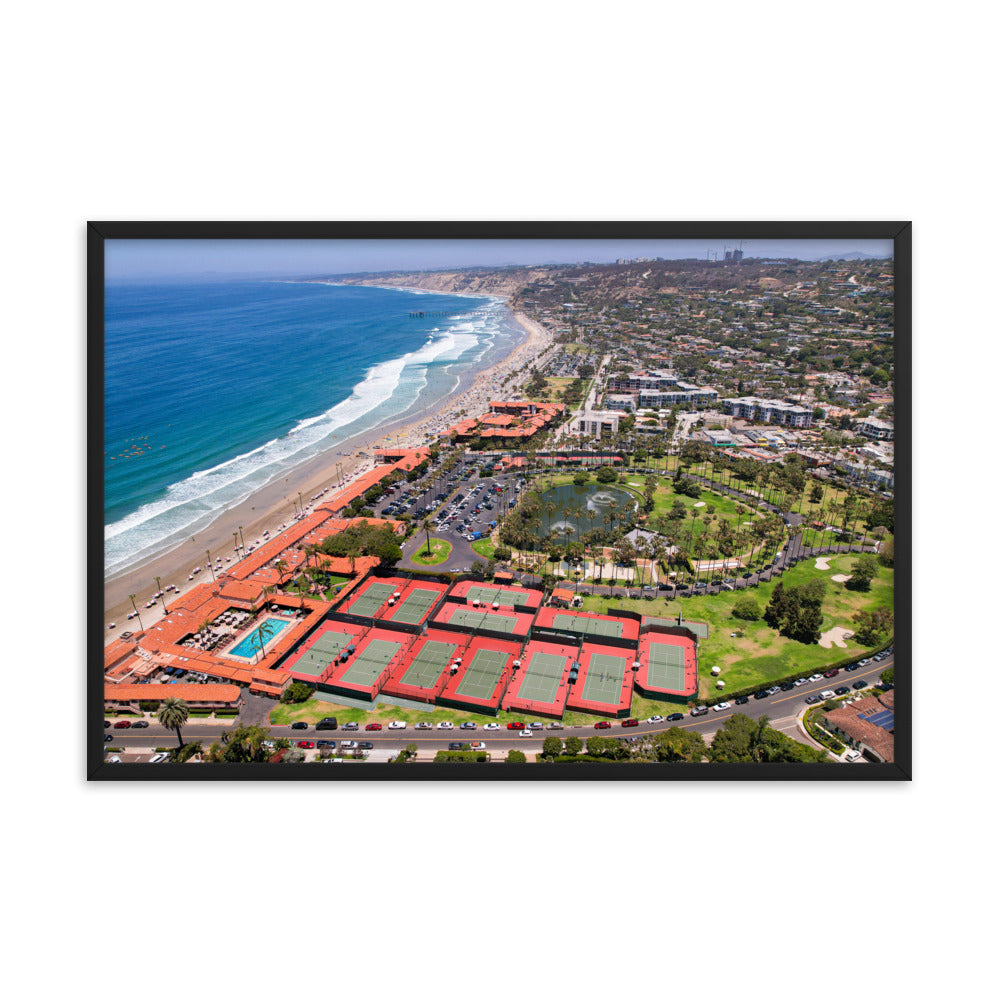Beach Club & The Shores Framed poster