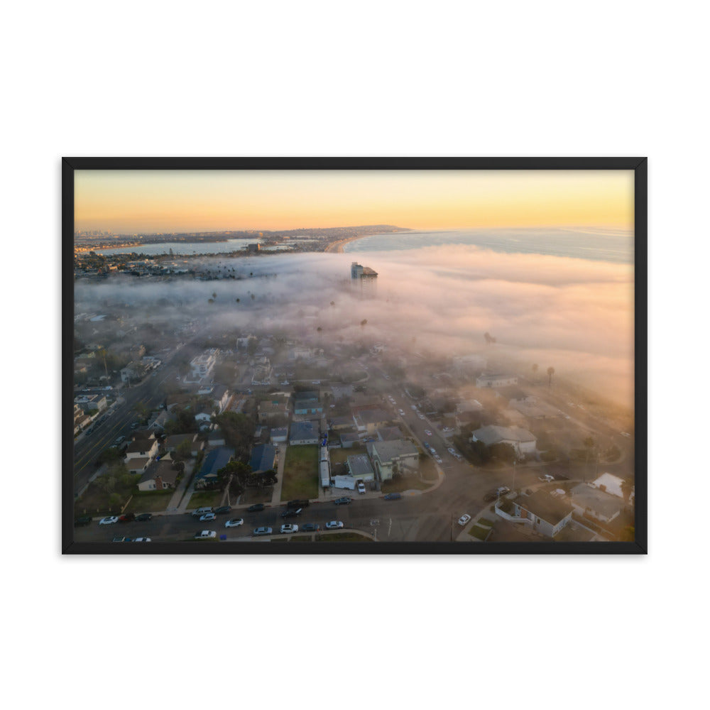 PB Fire Framed poster