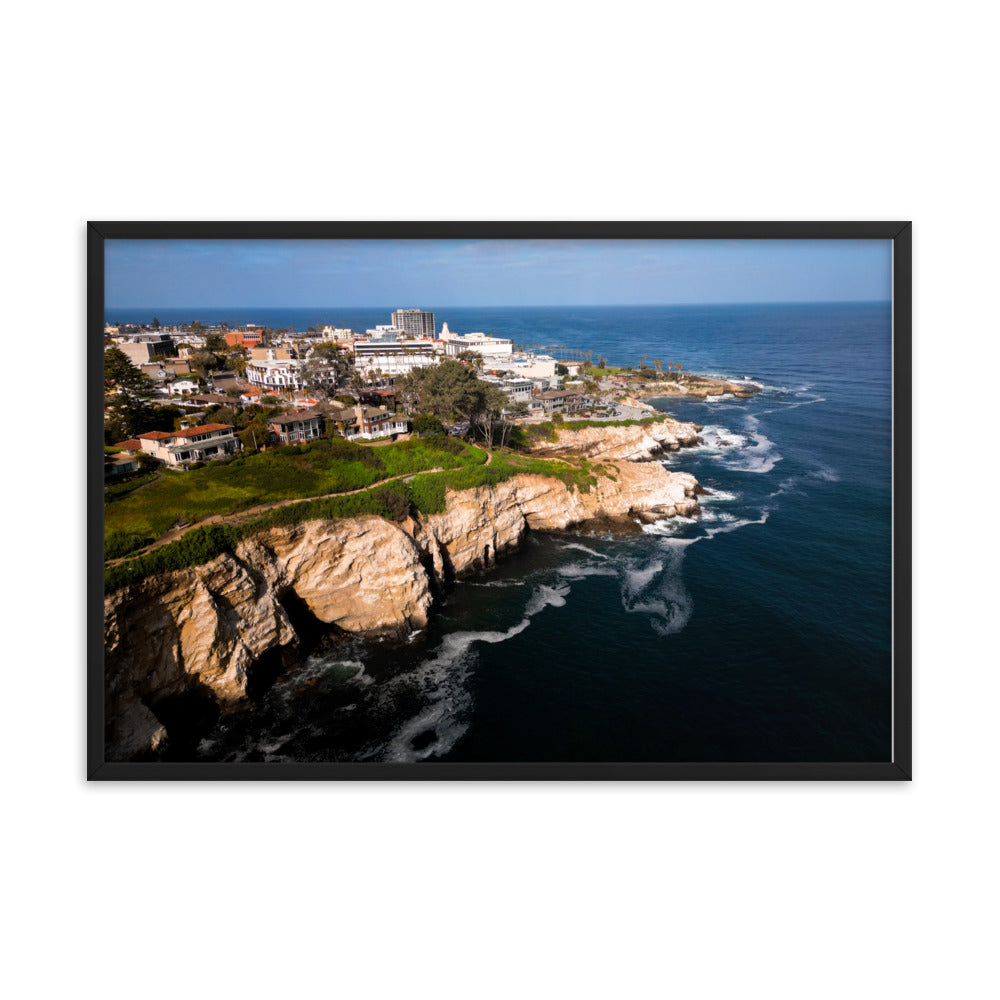 Coast Walk Trail Framed poster