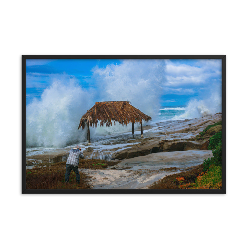 The Old Man & The Sea Framed poster