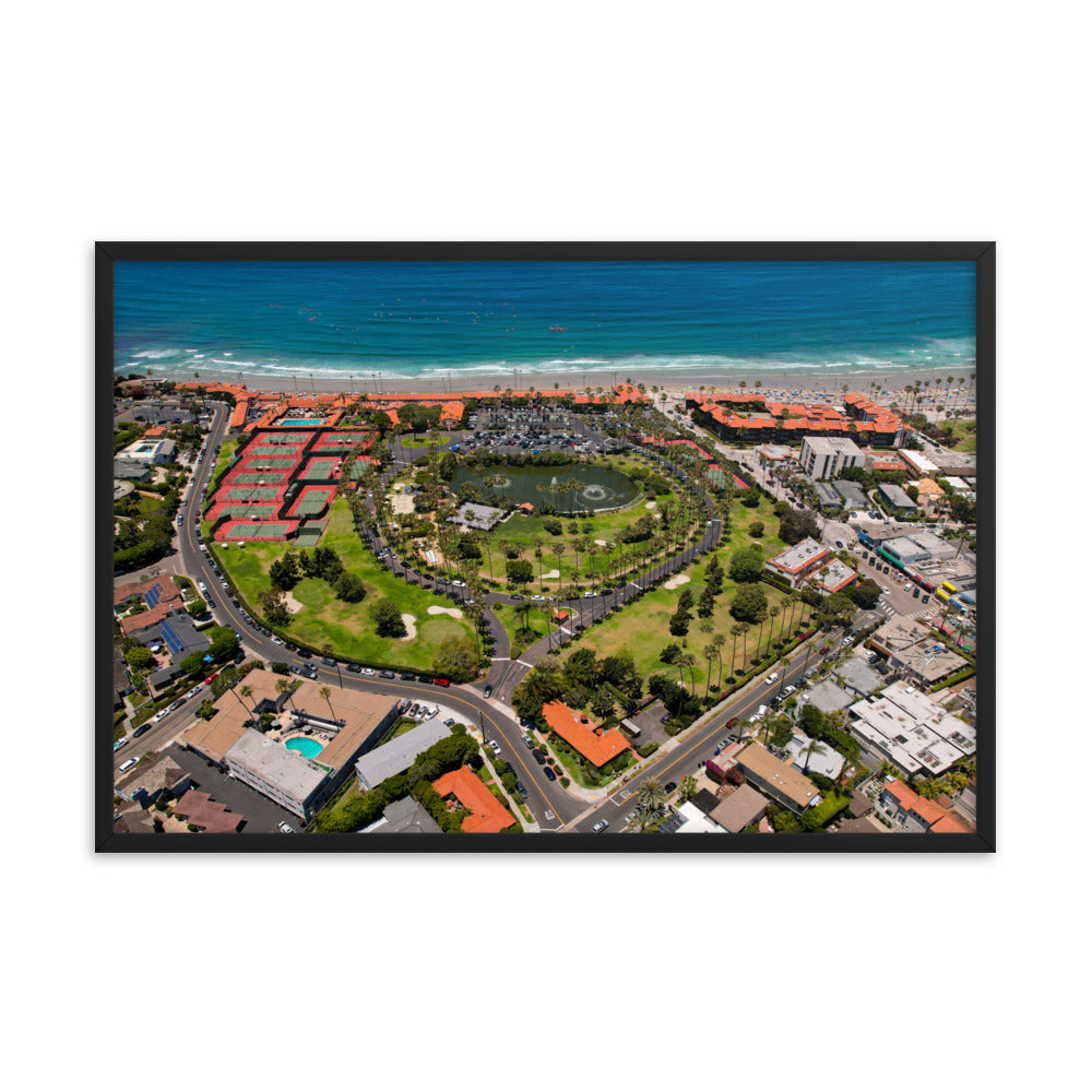 Beach & Tennis Club Framed poster