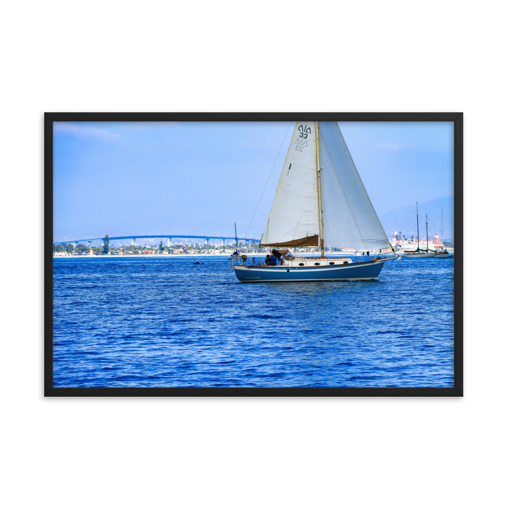 Coronado Saling Framed poster