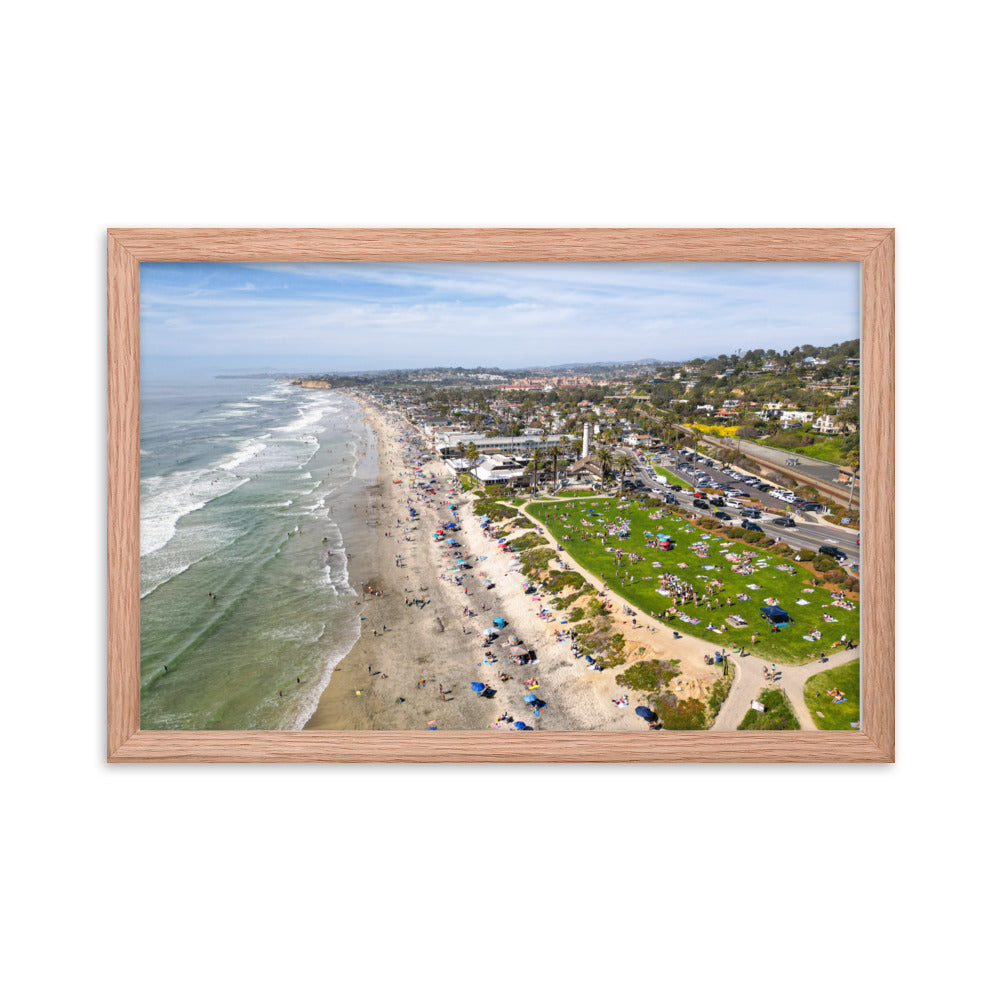 Del Mar Framed poster