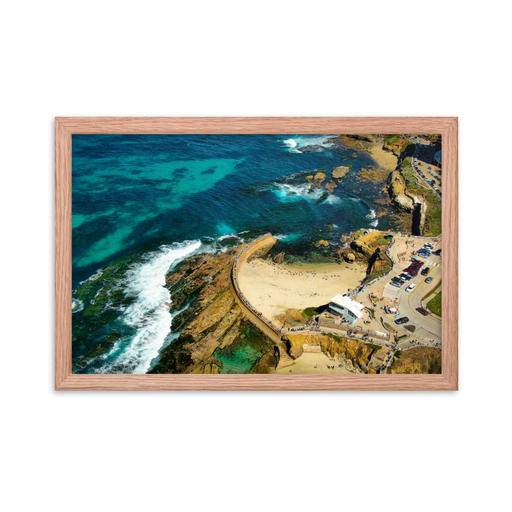 Kids Pool Framed poster