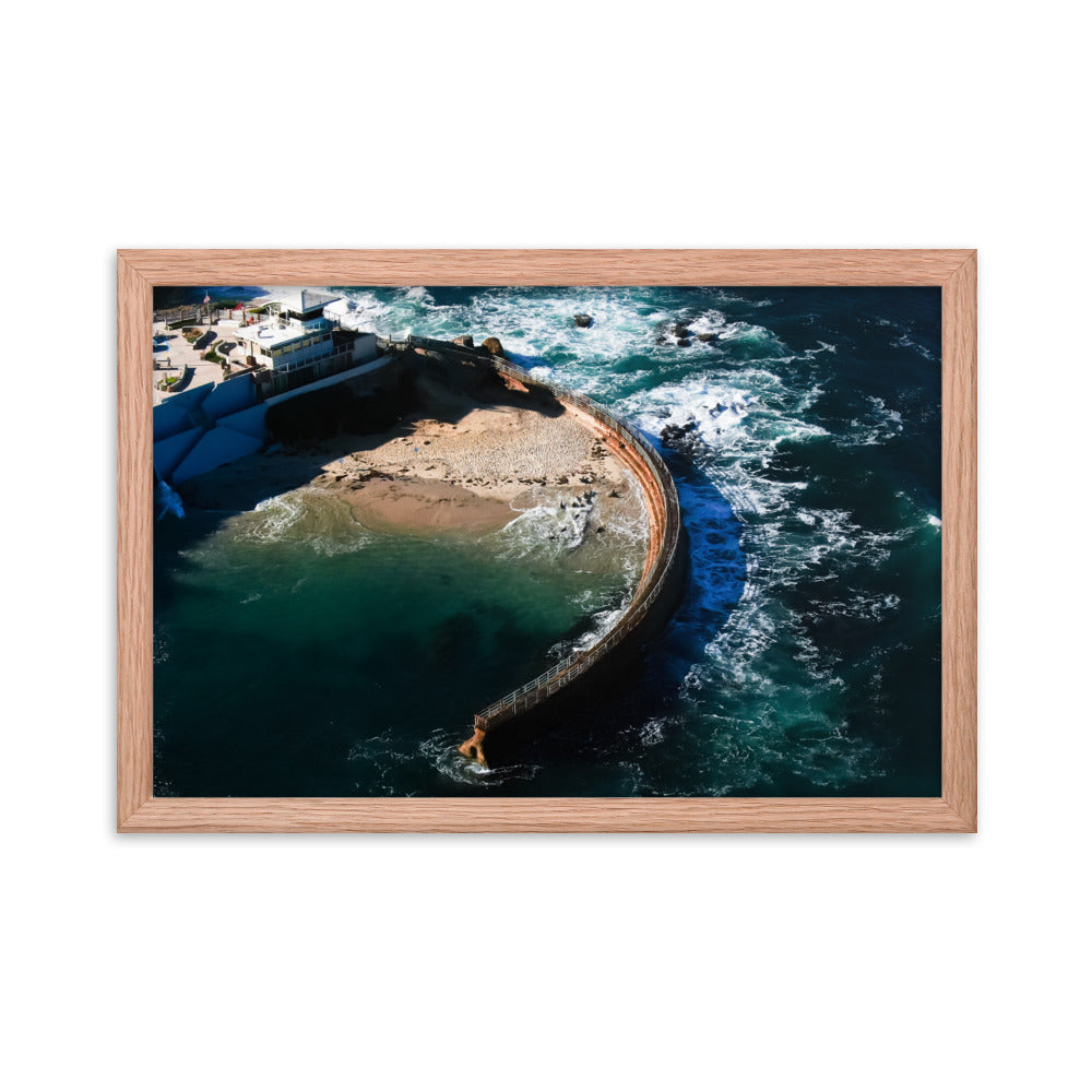 Childrens Pool Framed poster