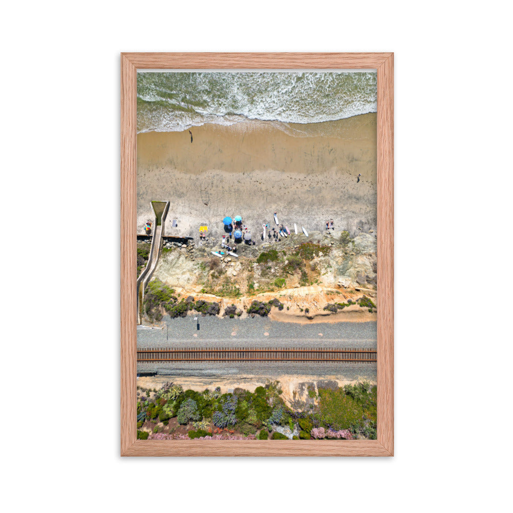Framed poster