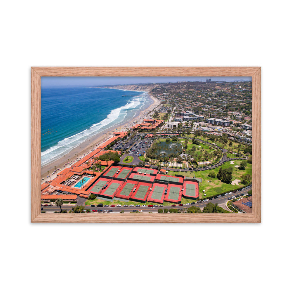 Beach Club & The Shores Framed poster