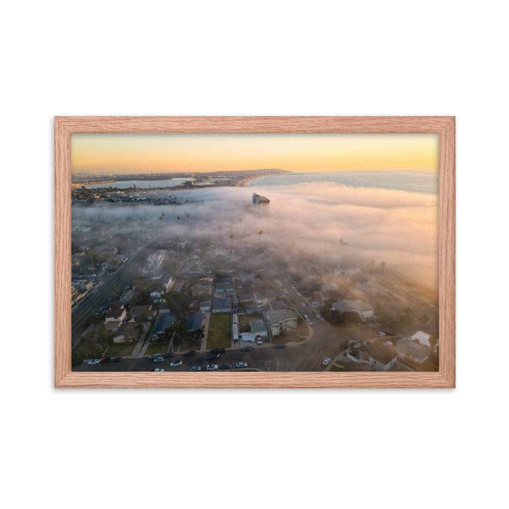 PB Fire Framed poster