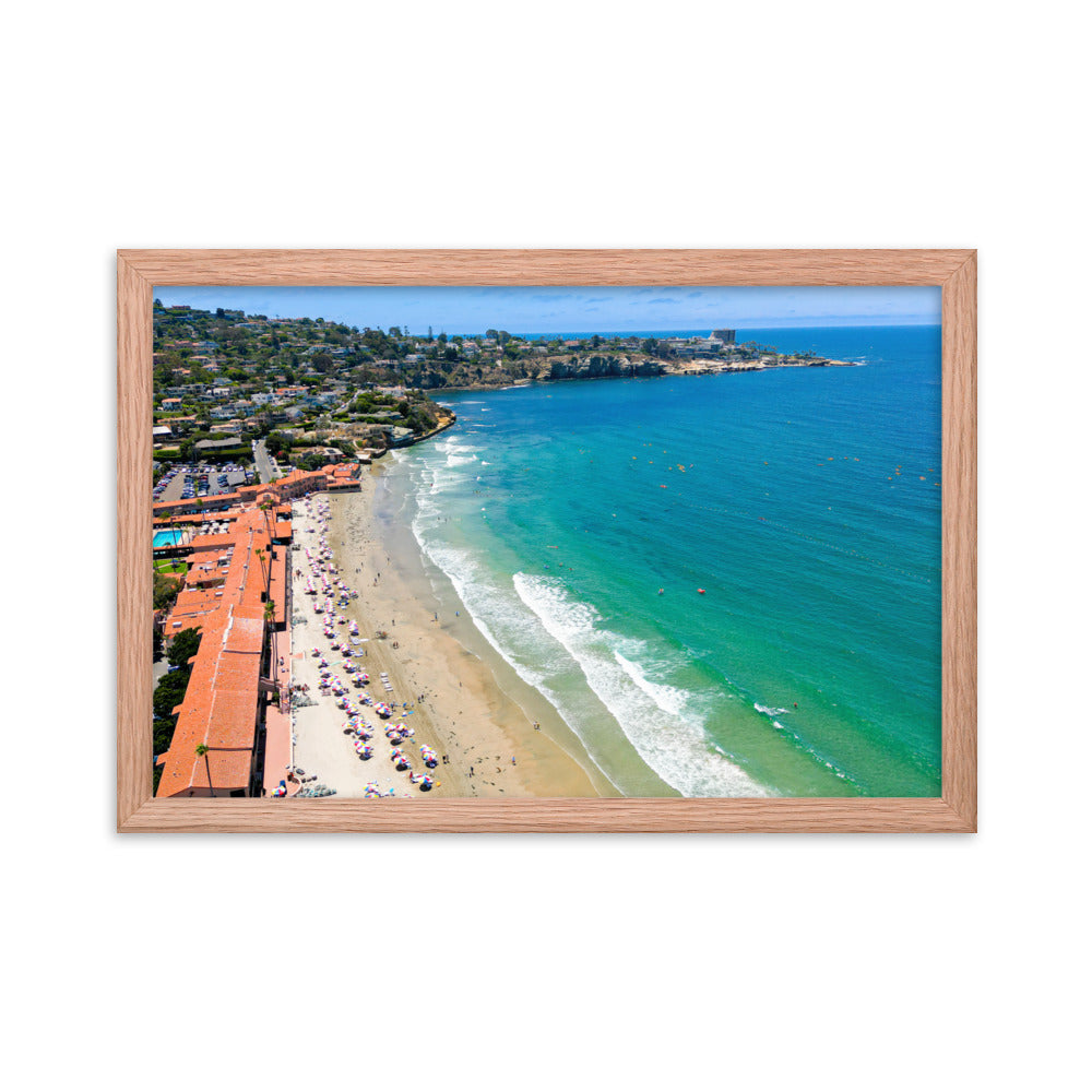 Beach Club Summer Framed poster