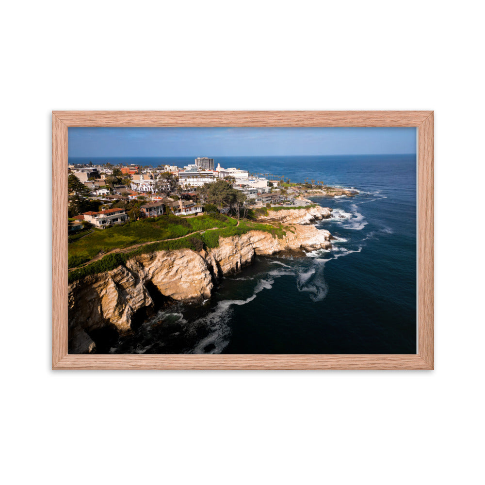 Coast Walk Trail Framed poster
