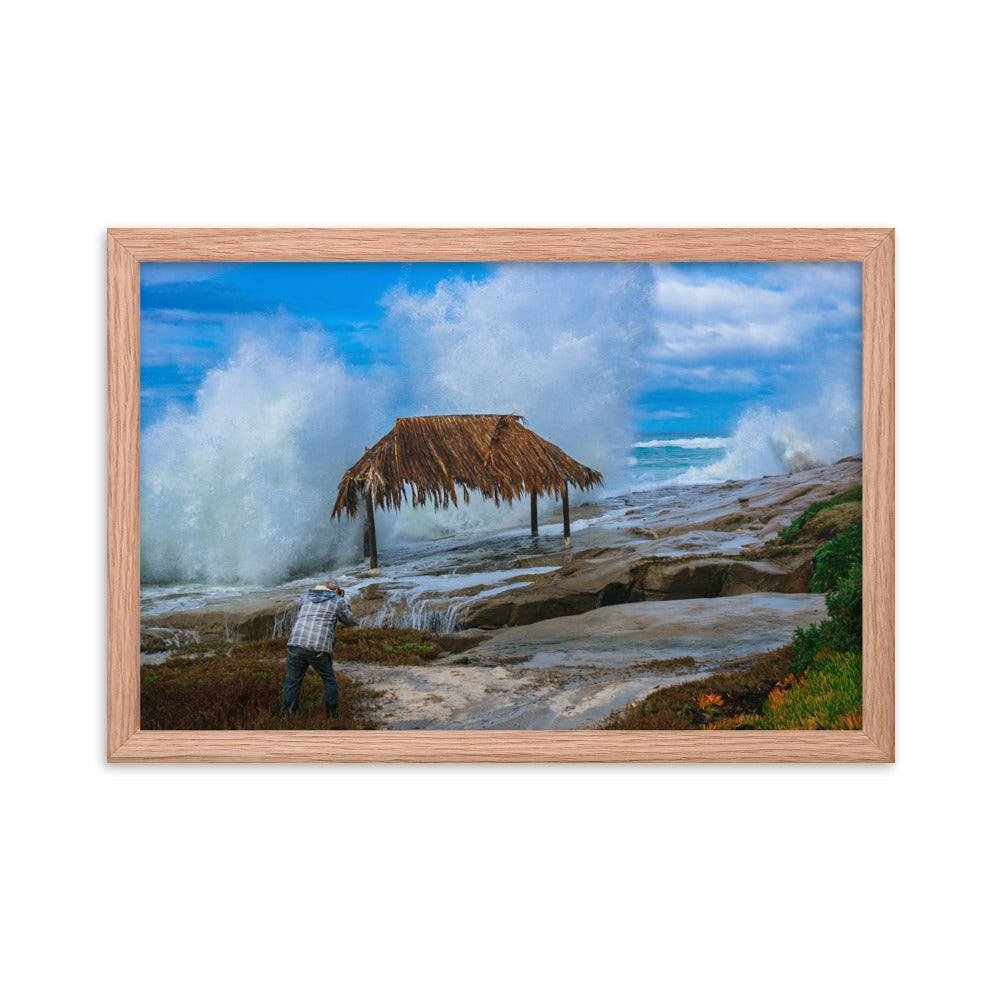 The Old Man & The Sea Framed poster